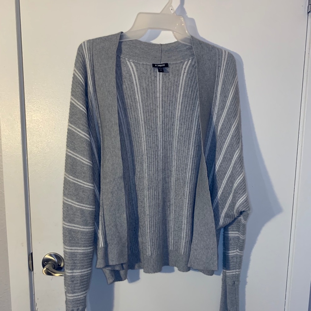 Medium grey express cardigan